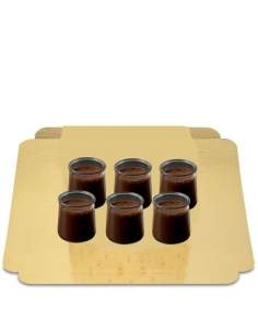 HappyPastel.es 6 Cremas de postre de chocolate negro veganas, orgánicas y sin gluten de bajo índice glucémico Apto para diabétic