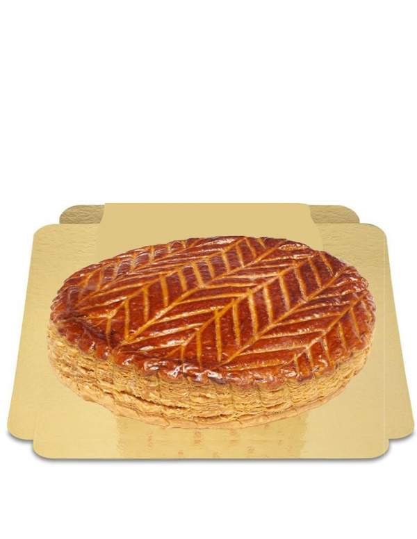 HappyPastel.es Galette des rois frangipane vegana, ecológica, sin azúcar y sin gluten 18 cm apta para celíacos - 72