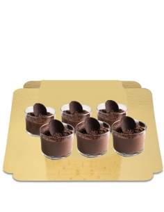 HappyPastel.es 6 Postre de mousse de chocolate sin azúcar, vegano, orgánico de bajo índice glucémico apto para diabéticos y celí