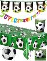 HappyPastel.es Pack de decoración de cumpleaños de fútbol - 1