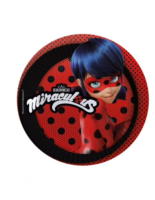 HappyPastel.es Paquete de decoración de cumpleaños de Ladybug Miraculous - 3