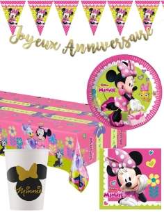 HappyPastel.es Paquete de decoración de cumpleaños de Minnie - 1