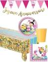 HappyPastel.es Pack de decoración de cumpleaños de Minions para niña yo, fea y traviesa - 1