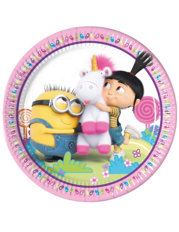 HappyPastel.es Pack de decoración de cumpleaños de Minions para niña yo, fea y traviesa - 2