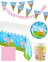 HappyPastel.es Pack de decoración de cumpleaños de peppa pig - 1