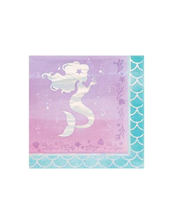 HappyPastel.es Pack de decoración de cumpleaños de sirena Ariel la sirenita princesa de Disney - 6