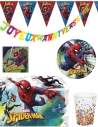 HappyPastel.es Paquete de decoración de cumpleaños de Spiderman Marvel Superhero - 1