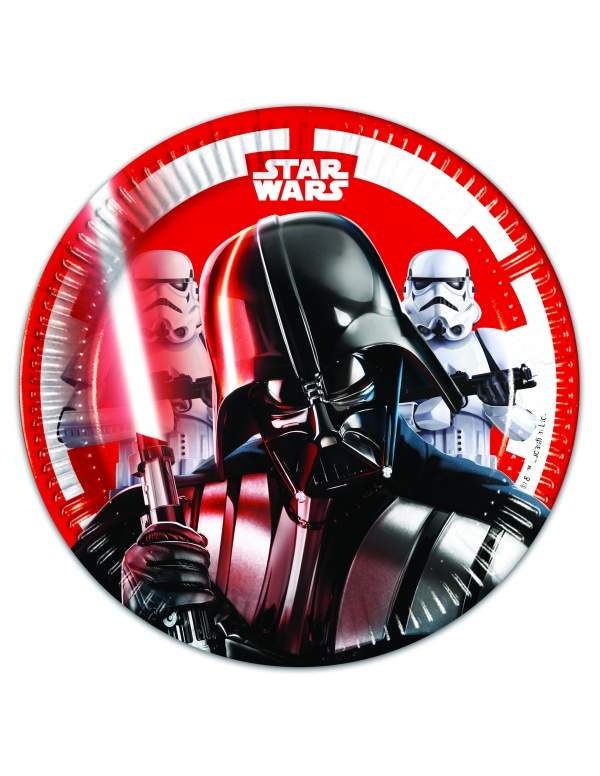HappyPastel.es Paquete de decoración de cumpleaños de Star Wars Darth Vader - 7