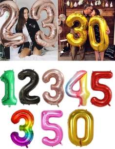 HappyPastel.es Globo de número gigante - 1