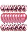 HappyPastel.es 20 globos de confeti metálicos - 1