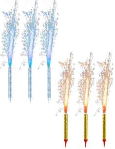 HappyPastel.es 3 Vela de fuente de fuegos artificiales - 1