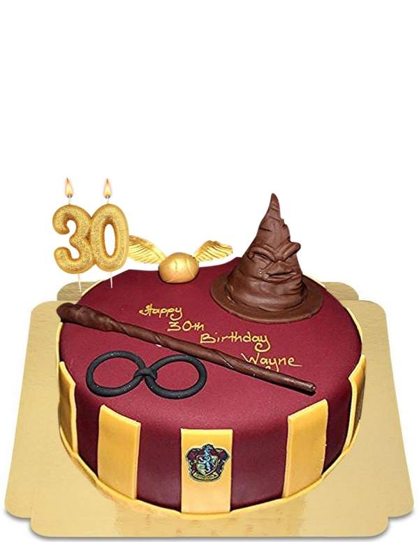 HappyPastel.es Tarta de Harry Potter con piel vegana y baguette, sin gluten - 46