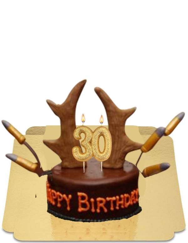  Pastel de cazador de balas de rifle vegano, sin gluten - 126