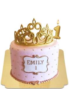 HappyPastel.es Pastel Princesa Vegano Deluxe, Sin Gluten - 65