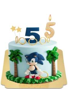 HappyPastel.es Pastel vegano de Sonic the Hedgehog, sin gluten - 35