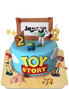 Toy Story Cake Buzz Lightyear vegano, sin gluten - 1