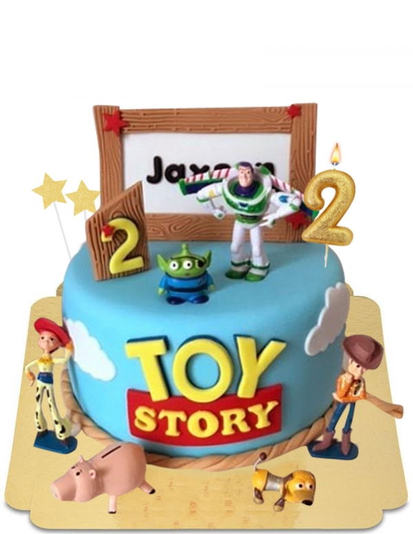  Toy Story Cake Buzz Lightyear vegano, sin gluten - 1