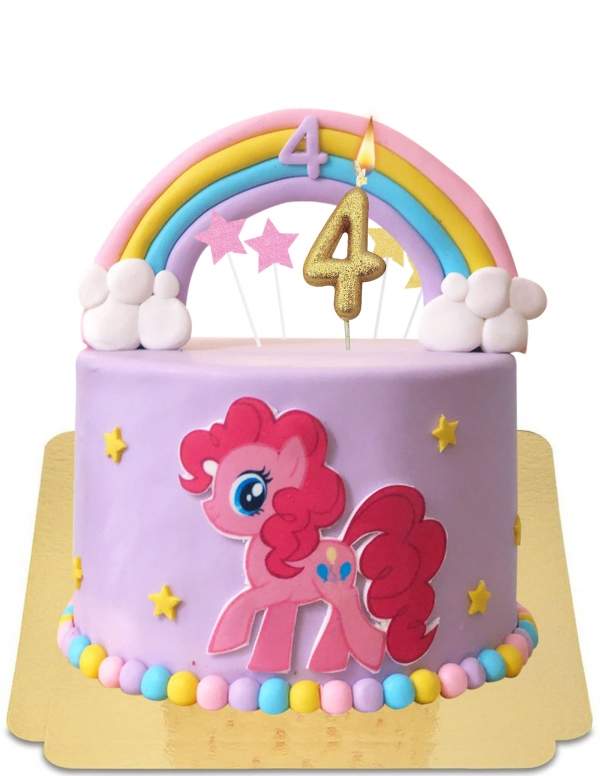 HappyPastel.es Pastel arcoíris vegano de My Little Pony, sin gluten - 133