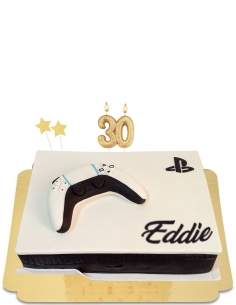 Pastel rectangular PS5 con controlador vegano, sin gluten - 1