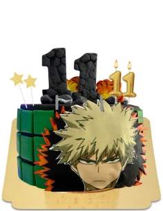 Pastel Bakugo My hero academia vegano, sin gluten  - 66