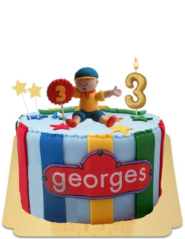 HappyPastel.es Tarta Caillou de fiesta vegana, sin gluten - 141