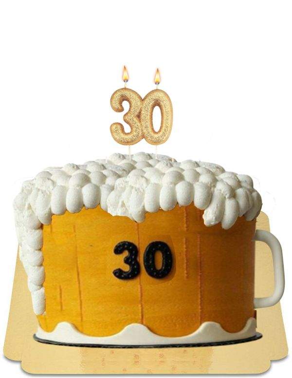  Pastel de cerveza vegana original, sin gluten - 190