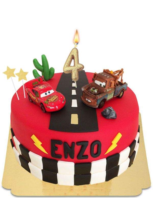 HappyPastel.es Pastel de Disney Cars orgánico, vegano y sin gluten - 73