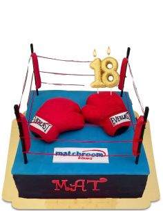 HappyPastel.es Tarta de boxeo vegana, ecológica y sin gluten - 245