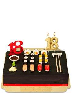 HappyPastel.es Pastel de sushi vegano, orgánico y sin gluten - 1