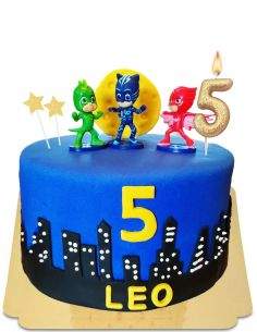 HappyPastel.es PJ Masks pj masks cake vegano, orgánico y sin gluten - 52