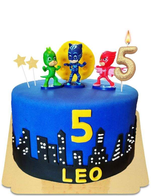 HappyPastel.es PJ Masks pj masks cake vegano, orgánico y sin gluten - 52