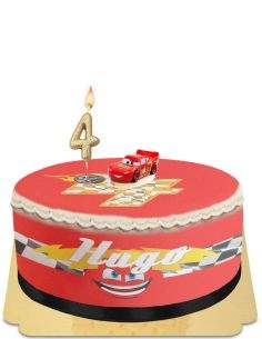HappyPastel.es Cars Lightning Mcqueen Cake Sin Huevo, Vegetariano y Sin Gluten - 44