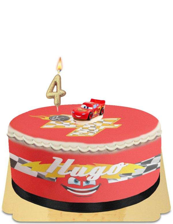 HappyPastel.es Cars Lightning Mcqueen Cake Sin Huevo, Vegetariano y Sin Gluten - 44