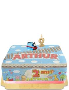 HappyPastel.es Thomas el tren pastel sin huevo, vegetariano y sin gluten - 37