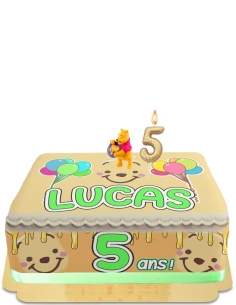 HappyPastel.es Pastel de Winnie the Pooh sin huevo, vegetariano y sin gluten - 33