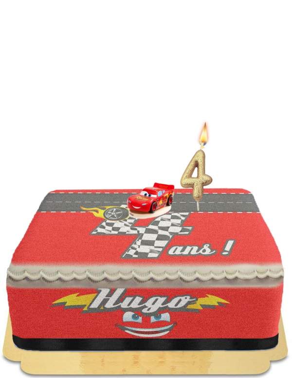 HappyPastel.es Cars Lightning Mcqueen Cake Sin Huevo, Vegetariano y Sin Gluten - 38