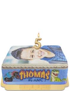 HappyPastel.es Foto de pastel de cumpleaños de niño adolescente sin huevo, vegetariano y sin gluten - 34